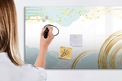 Tableau effaçable magnétique Tableau élégant pour photos et notes