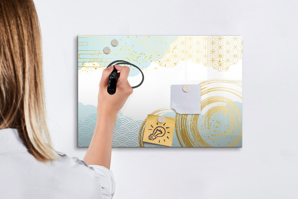 Tableau effaçable magnétique Tableau élégant pour photos et notes