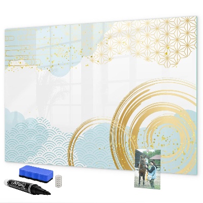 Tableau effaçable magnétique Tableau élégant pour photos et notes