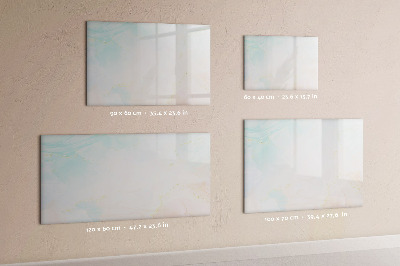 Tableau magnétique effaçable Un tableau coloré pour présenter des photos