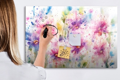Tableau effaçable magnétique Un tableau coloré pour les photos et les notes
