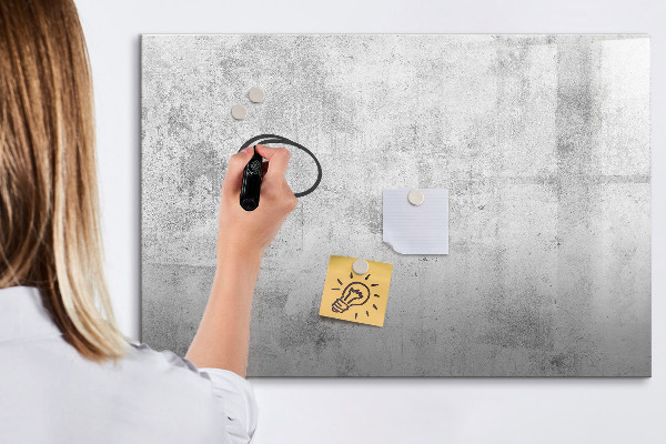 Tableau magnétique effaçable Un endroit chaleureux pour les souvenirs et les notes