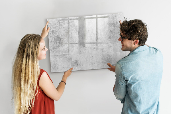 Tableau magnétique effaçable Un endroit chaleureux pour les souvenirs et les notes