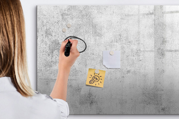 Tableau magnétique effaçable Un endroit chaleureux pour les souvenirs et les notes