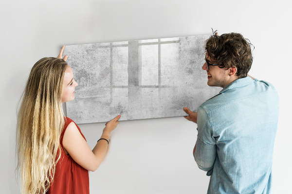 Tableau magnétique effaçable Un endroit chaleureux pour les souvenirs et les notes