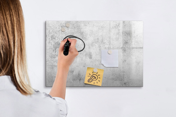 Tableau magnétique effaçable Un endroit chaleureux pour les souvenirs et les notes