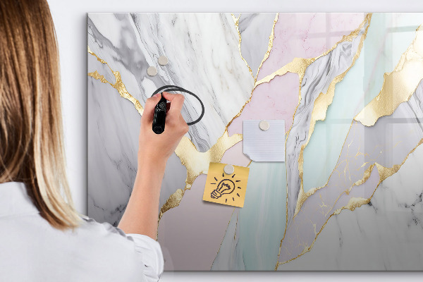 Tableau effaçable magnétique Tableau moderne pour notes et photos