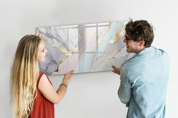 Tableau effaçable magnétique Tableau moderne pour notes et photos