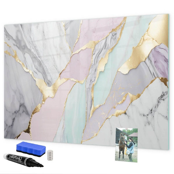 Tableau effaçable magnétique Tableau moderne pour notes et photos