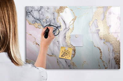 Tableau magnétique effaçable Un tableau élégant pour les notes et les photos