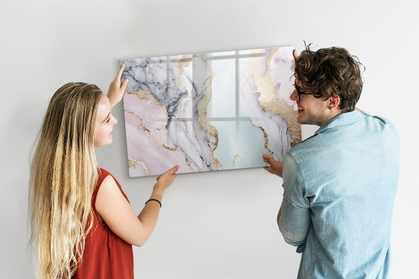 Tableau magnétique effaçable Un tableau élégant pour les notes et les photos