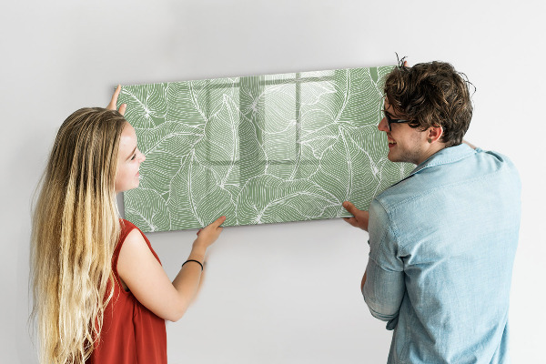 Tableau magnétique effaçable Tableau d'affichage photo élégant