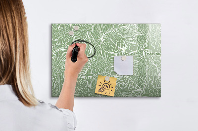 Tableau magnétique effaçable Tableau d'affichage photo élégant