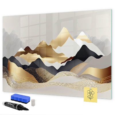 Tableau magnétique effaçable Tableau moderne pour photos et notes