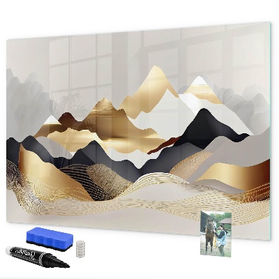 Tableau magnétique effaçable Tableau moderne pour photos et notes