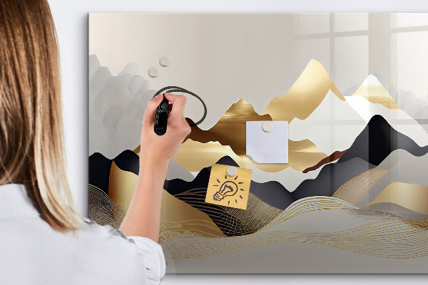 Tableau magnétique effaçable Tableau moderne pour photos et notes