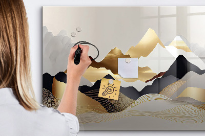Tableau magnétique effaçable Tableau moderne pour photos et notes