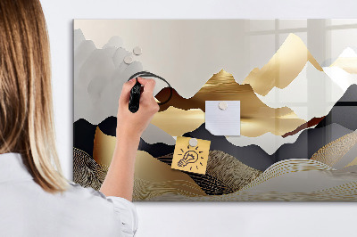 Tableau magnétique effaçable Tableau moderne pour photos et notes