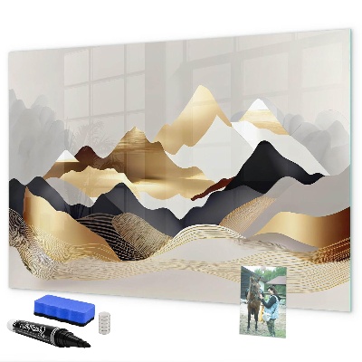 Tableau magnétique effaçable Tableau moderne pour photos et notes