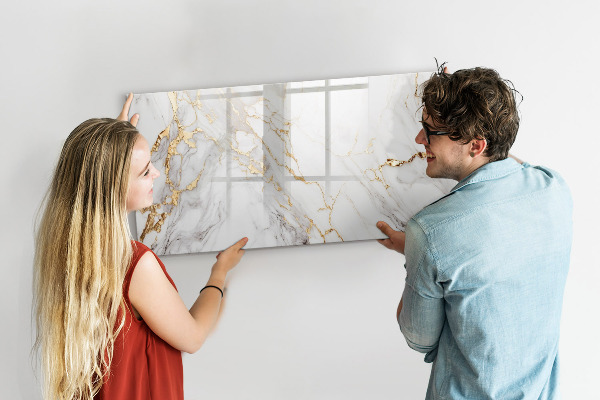 Tableau effaçable magnétique Tableau élégant pour photos et notes