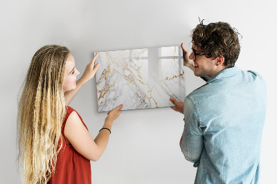Tableau effaçable magnétique Tableau élégant pour photos et notes