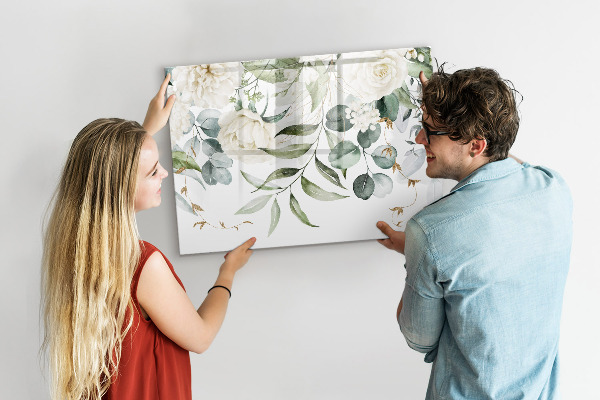 Tableau effaçable magnétique Tableau d'affichage photo créatif