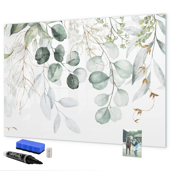 Tableau magnétique effaçable Tableau élégant pour photos et notes