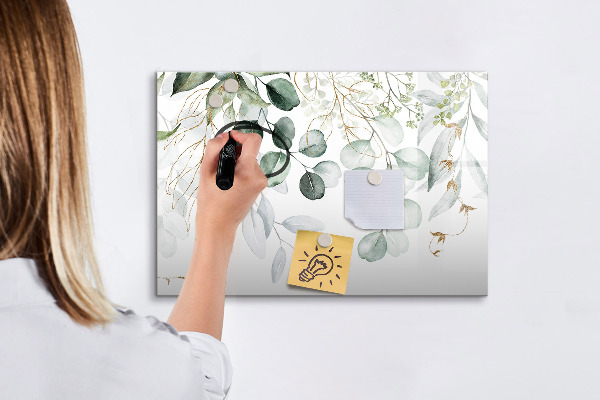 Tableau magnétique effaçable Tableau élégant pour photos et notes