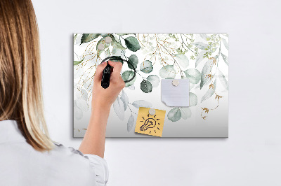 Tableau magnétique effaçable Tableau élégant pour photos et notes