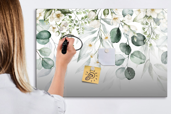 Tableau magnétique effaçable Un tableau élégant pour présenter des souvenirs