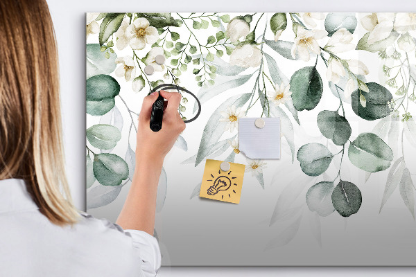 Tableau magnétique effaçable Un tableau élégant pour présenter des souvenirs