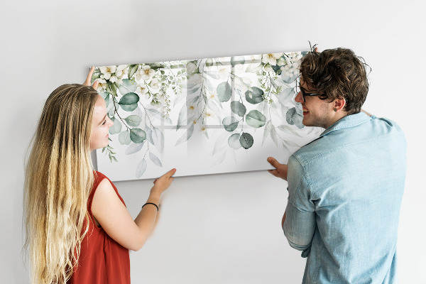 Tableau magnétique effaçable Un tableau élégant pour présenter des souvenirs
