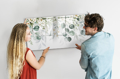 Tableau magnétique effaçable Un tableau élégant pour présenter des souvenirs