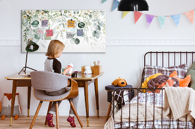 Tableau magnétique effaçable Un tableau élégant pour présenter des souvenirs
