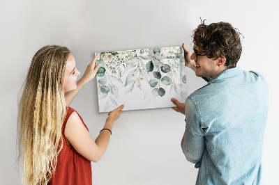 Tableau magnétique effaçable Un tableau élégant pour présenter des souvenirs