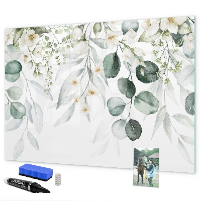 Tableau magnétique effaçable Un tableau élégant pour présenter des souvenirs