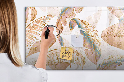 Tableau effaçable magnétique Tableau élégant pour photos et notes