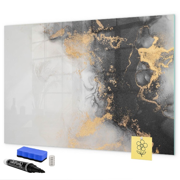 Tableau magnétique effaçable Un tableau élégant pour les notes et les photos
