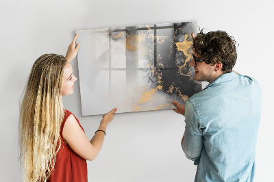 Tableau magnétique effaçable Un tableau élégant pour les notes et les photos