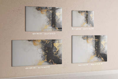 Tableau magnétique effaçable Un tableau élégant pour les notes et les photos