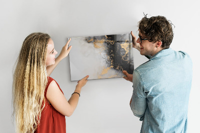 Tableau magnétique effaçable Un tableau élégant pour les notes et les photos