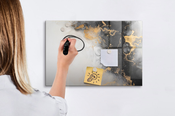Tableau magnétique effaçable Un tableau élégant pour les notes et les photos