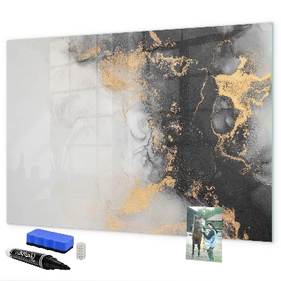 Tableau magnétique effaçable Un tableau élégant pour les notes et les photos
