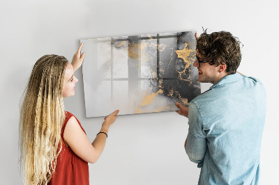 Tableau magnétique effaçable Un tableau élégant pour les notes et les photos