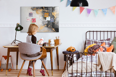 Tableau magnétique effaçable Un tableau élégant pour les notes et les photos