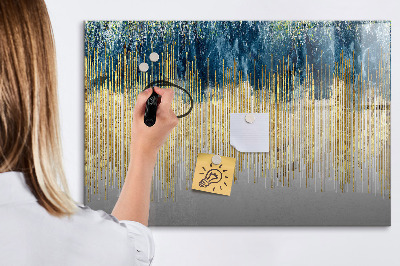 Tableau magnétique effaçable Panneau coloré pour la présentation de photos