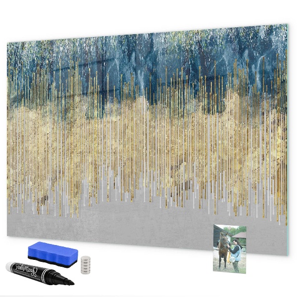 Tableau magnétique effaçable Panneau coloré pour la présentation de photos