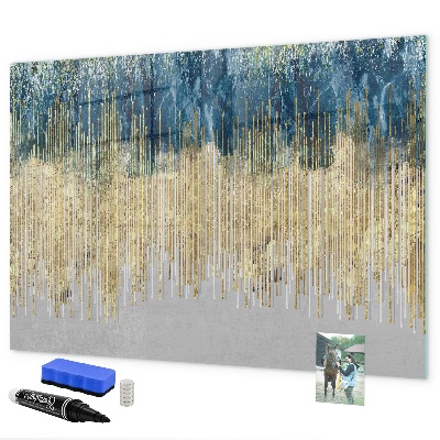 Tableau magnétique effaçable Panneau coloré pour la présentation de photos