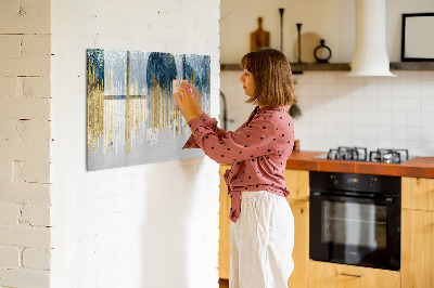 Tableau magnétique effaçable Panneau coloré pour la présentation de photos