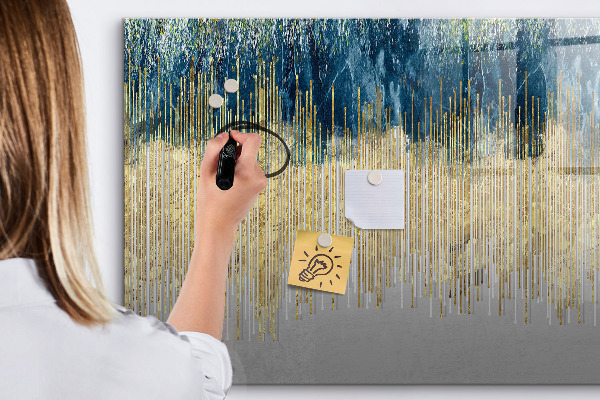 Tableau magnétique effaçable Panneau coloré pour la présentation de photos
